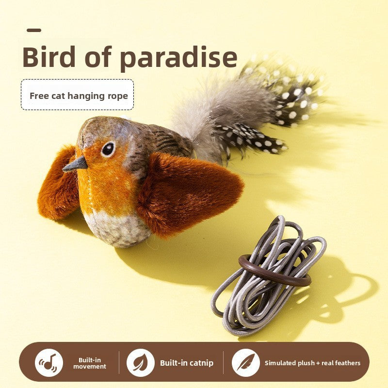 Moving Bird Cat Toy