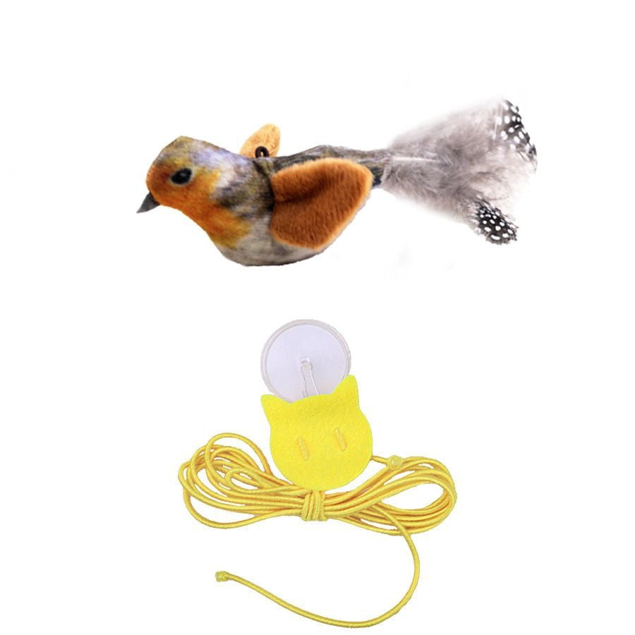 Moving Bird Cat Toy